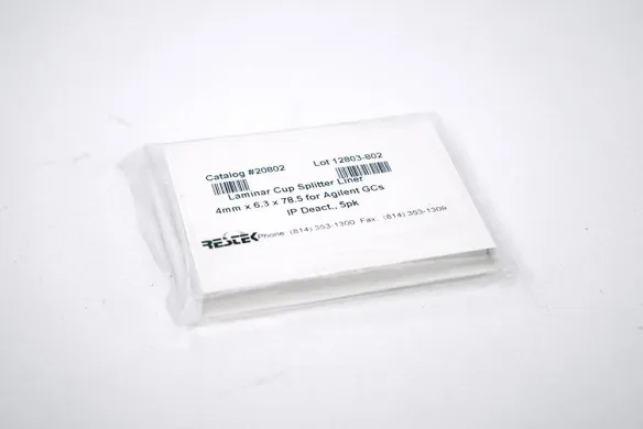 Restek 20802-200.5 Laminar Cup Splitter with Deactivated Wool for Agilent and Finnigan Gas Chromatographs