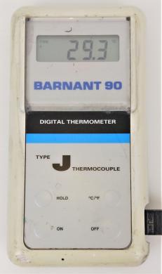 Barnant 90 Digital Thermometer with Type J Thermocouple Probe-cover