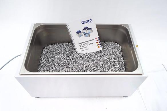 Grant JB Nova JBN26 Digital Water Bath, 95°C, 26 L with 8 L Beads-cover