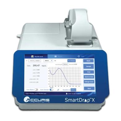 Accuris SmartDrop X Nano Spectrophotometer, 115V-cover