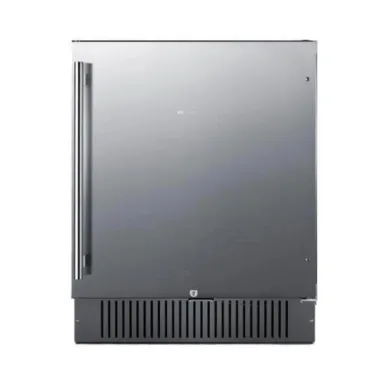 Summit FF27BSS 27" Wide Built-In Undercounter All-Refrigerator with Stainless Steel Door