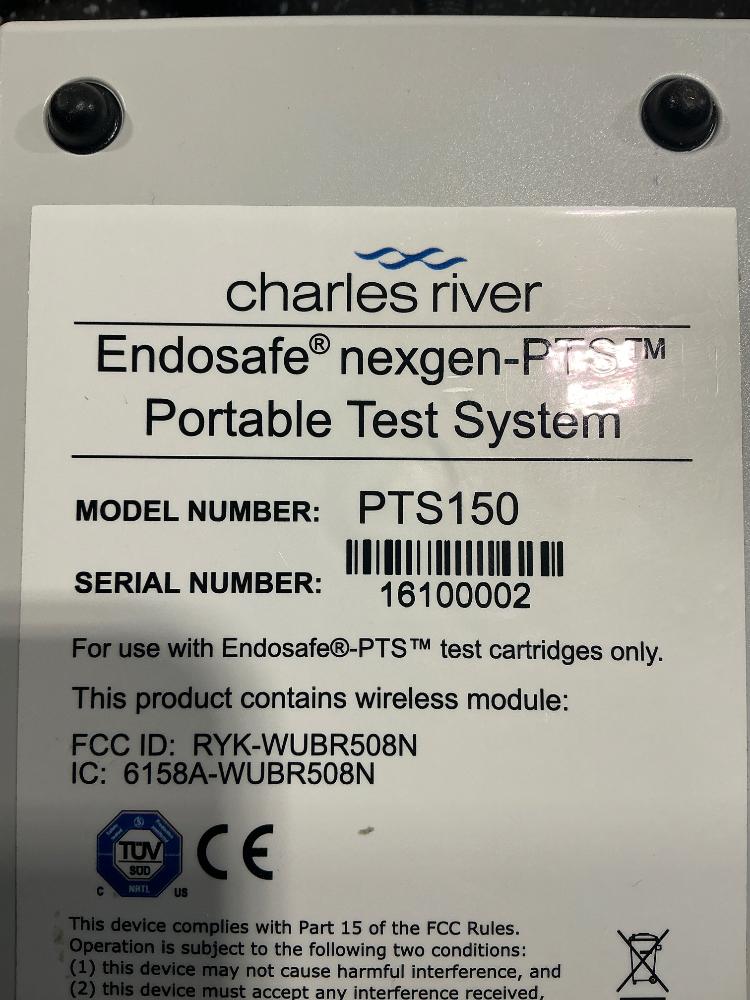 Charles River Endosafe nexgen-PTS PTS150 Portable Endotoxin Testing System