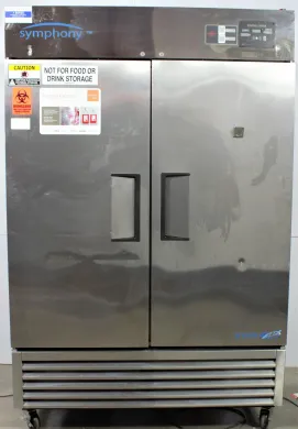 VWR Symphony Double Door Stainless Steel Laboratory Freezer with 4°C Microprocessor Control and Alarms