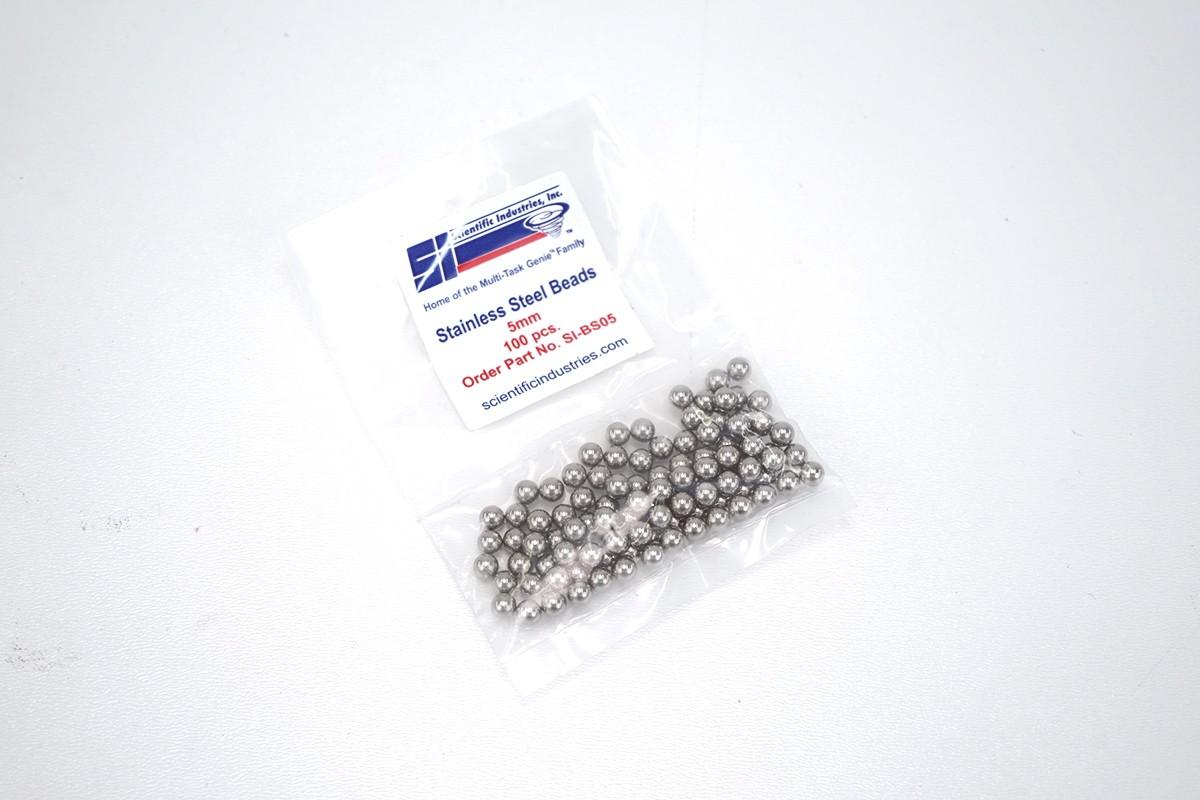 Scientific Industries SI-BS05 5 mm Stainless Steel Homogenization Balls, 100 Pieces