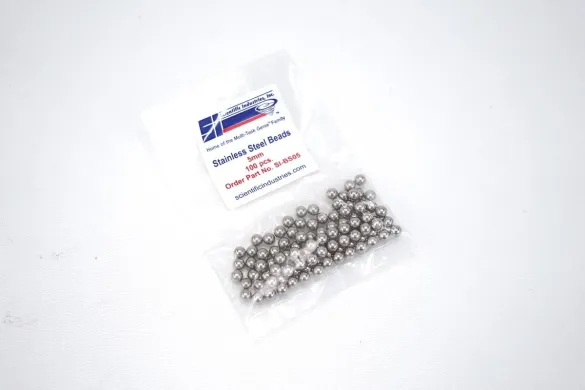 Scientific Industries SI-BS05 5 mm Stainless Steel Homogenizer Balls, 100-Pack