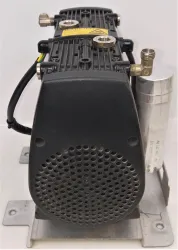 Jun-Air OF332-0B Oil-Less Rocking Piston Pump Motor Compressor, 3 of 6