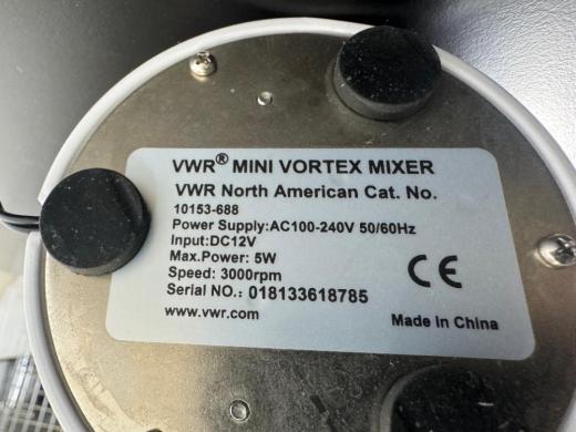 VWR Mini Vortex Mixer Model 10153-688 for Rapid Sample Agitation-cover