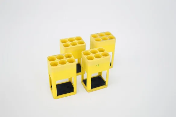 Hettich 5231 Centrifuge Adapter for Rotor 1494, Bucket 1427, 6 × 15 mL, 17 × 100 mm, Set of 4