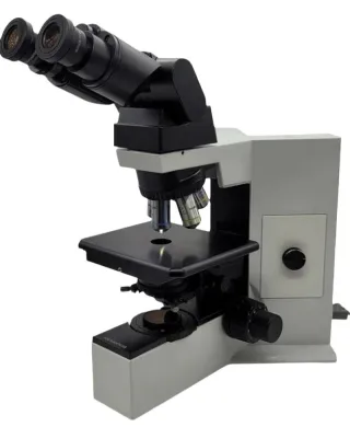 Olympus BX40 LED Microscope with Tilting Head and Locked Stage for Pathology