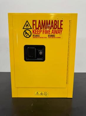 Uline H-2569S-Y Flammable Liquid Storage Cabinet for Laboratory Safety-cover