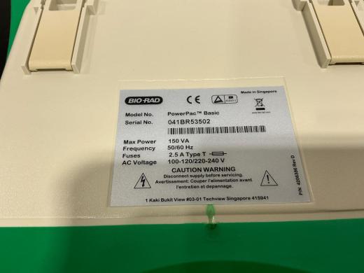 Bio-Rad PowerPac Basic Electrophoresis Power Supply Unit-cover