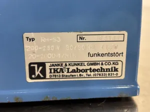 Janke & Kunkel RH-S3 Magnetic Stirrer with Temperature and Speed Control, 4 of 4