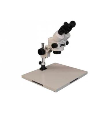 Meiji EMZ-5 Zoom Stereo Microscope with MA502 Eyepieces and KBL Large Base Stand-cover