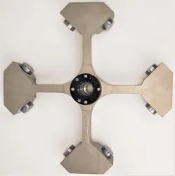 MSE 43124-129 (BS4402) Swing-Out Rotor with Sealed Buckets and Inserts (4 x 750mL), 4 of 5
