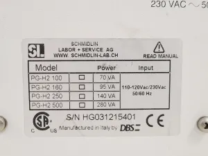 Schmidlin PG-H2 160 Hydrogen Gas Generator for Laboratory Applications, 4 of 14