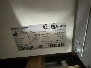 Thermo Sorvall Legend XTR Refrigerated Centrifuge, 3 of 3