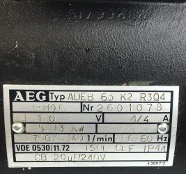 Pfeiffer DUO 1.5A Dual Stage Rotary Vane Vacuum Pump (1.5 m³/h), 6 of 6