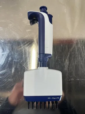Rainin 8-Channel 0.5-10uL Pipet-Lite XLS Adjustable Multichannel Micropipette