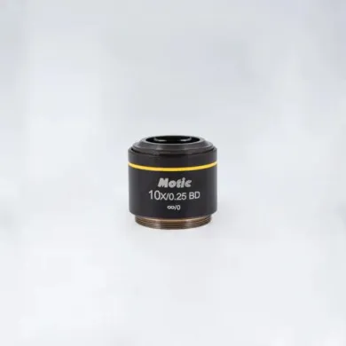 Motic LM BD PL 10X/0.25 Plan Achromatic Darkfield Microscope Objective for AE2000MET Series