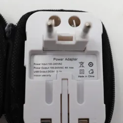 Universal Travel Power Adapters with Multi-Region Outlets and Dual USB Ports (3-Pack), 8 of 8
