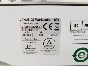 PerkinElmer Janus G3 Integrator Varispan Liquid Handler, 31 of 36