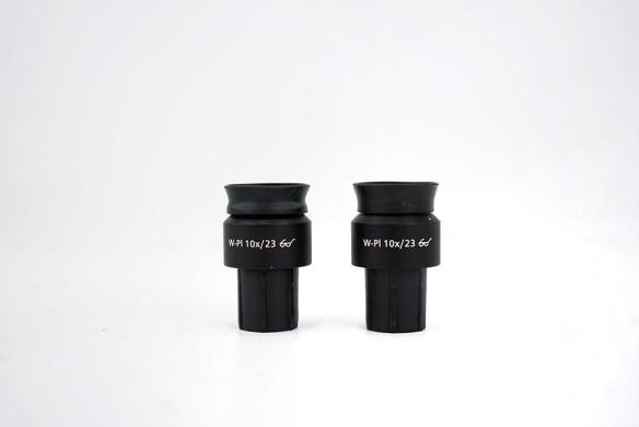 Zeiss W PL Microscope Eyepieces 10x/23 1016-758 Set of 2-cover