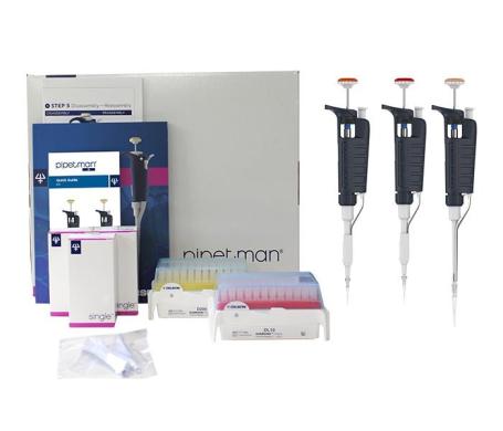 Gilson PIPETMAN G Microvolume Starter Kit, P2G, P10G, P100G-cover