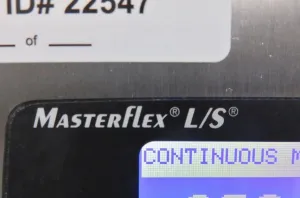 Cole Parmer Masterflex L/S Digital Variable Speed Peristaltic Pump with Reversible Flow, 9 of 12