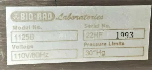 Bio-Rad 1125B Gel Slab Dryer, 5 of 5