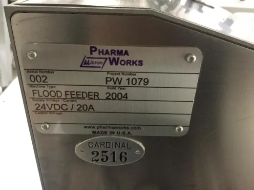PharmaWorks Micron TF2 Flood Feeder System for Bioprocess Media Delivery