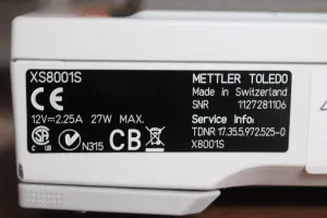 Mettler Toledo XS8001S Precision Balance, 2 of 3