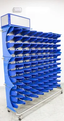 Innovive AS-10-002 Single-Sided Mouse Rack Caging System with Exhaust Blower and HEPA Filtration