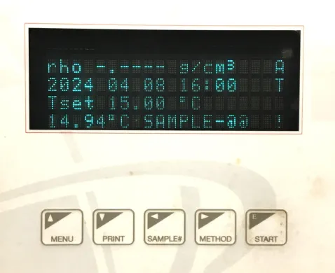 Anton Paar DMA 4000 Oscillating U-tube Density Meter