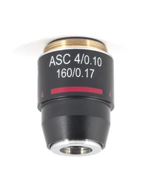 MOTIC ASC 4X/0.10 Achromatic Super Contrast Microscope Objective (WD 17mm, RMS Thread)-cover