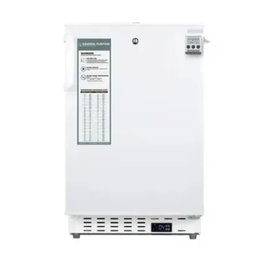 Accucold ADA404REFCAL 20" Wide ADA Compliant Built-In Healthcare Refrigerator for Vaccine Storage