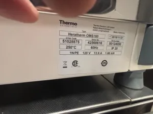 Thermo Fisher Scientific Heratherm OMS180 Digital Laboratory Oven, 2 of 2