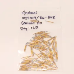 Amphenol M39029/56-348 Gold Crimp Contact Socket 22D 22-28 AWG, Pack of 125, 3 of 5