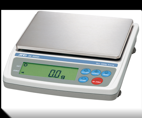 A&D EK-3000i Precision 1-Place Balance-cover