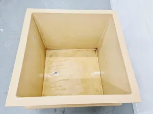 Large Beige Cubic Fibreglass Tank 605L for Laboratory Liquid Storage, 10 of 11
