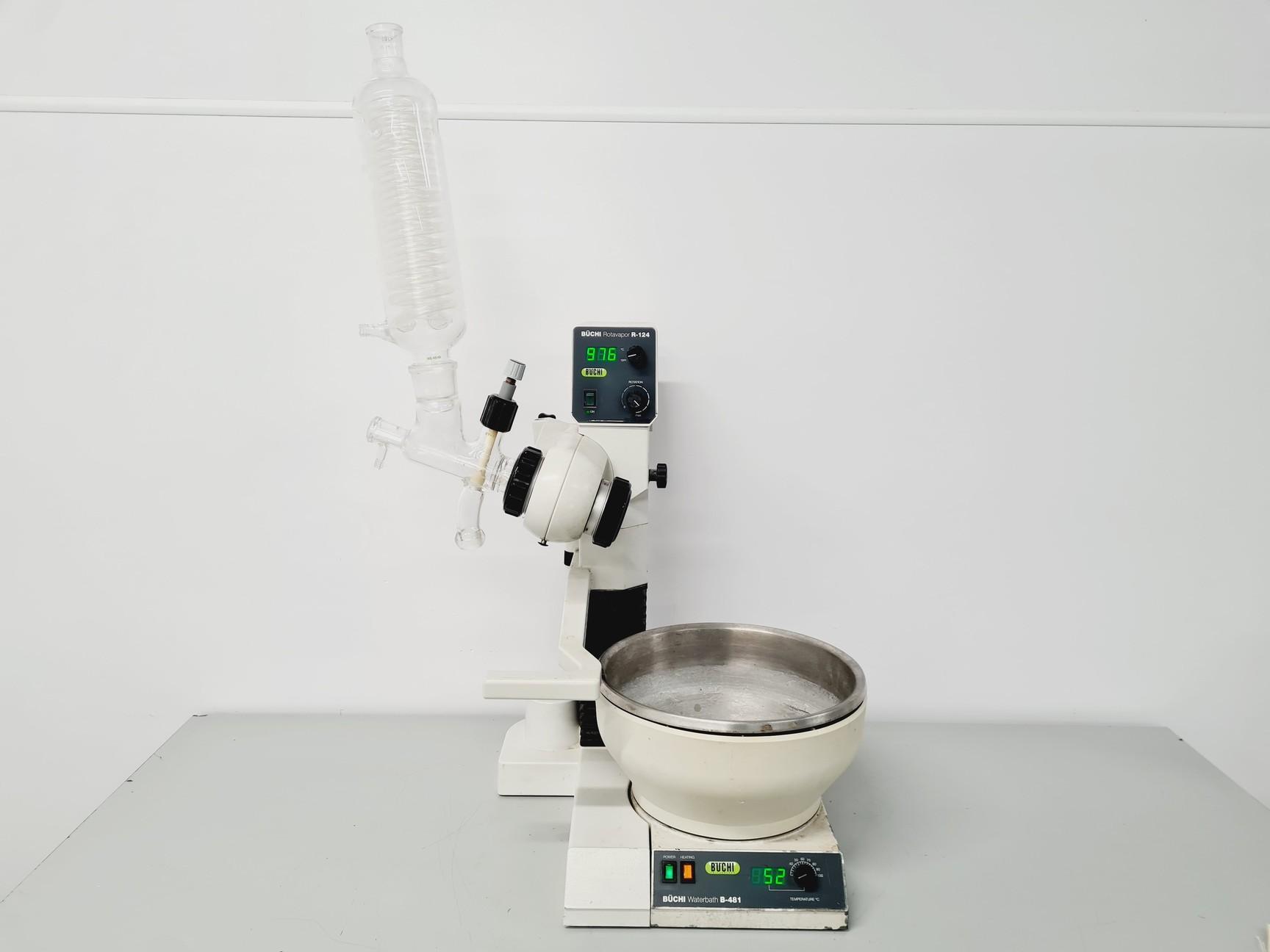 Buchi Rotavapor R-124 Rotary Evaporator with Waterbath B-481