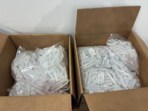 5 mL Plastic Disposable Syringe packed per 100-cover