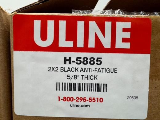Uline H-5885 Black Anti-Fatigue Mat-cover