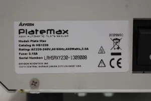 Axygen PlateMax Semi Automatic Microplate Sealer, 4 of 4