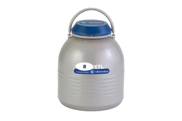 Taylor Wharton XTL8 Cryogenic Sample Storage Freezer with 6 Canisters (750 x 1/2 cc Straws Capacity)