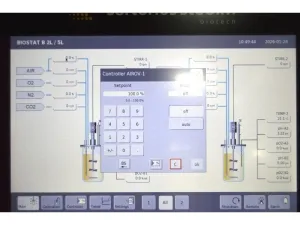 Sartorius Biostat B-CC Twin Bioreactor Controller with 5L and 10L Single-Wall Glass Univessels for Cell Culture, 11 of 44