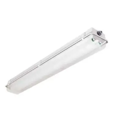 Daybrite DWAE232-UNV-1/2-EB Wet Location Industrial Fluorescent Lamp Fixture with High Impact Acrylic Lens