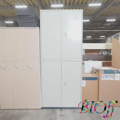 7915 Two-Section Storage Locker Cabinet 90 × 46 × 217 cm