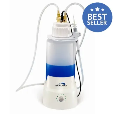 SCILOGEX SCIVac 4L Capacity Laboratory Vacuum Aspirator with Integrated Pump and Multi-Channel Dispense Nozzles