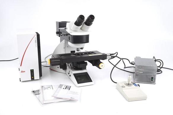 Leica DM6000M Motorized Polarizing Microscope with Fluotar Pol Objectives, 5x/10x/20x/40x-cover
