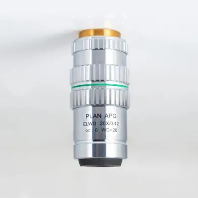 MOTIC Plan Apochromat Objective PA ELWD 20X/0.420 with 20mm Working Distance for PA53MET & PSM1000 Series